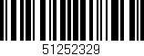 Código de barras (EAN, GTIN, SKU, ISBN): '51252329'