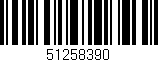 Código de barras (EAN, GTIN, SKU, ISBN): '51258390'