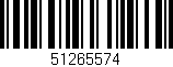 Código de barras (EAN, GTIN, SKU, ISBN): '51265574'