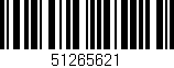 Código de barras (EAN, GTIN, SKU, ISBN): '51265621'