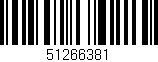 Código de barras (EAN, GTIN, SKU, ISBN): '51266381'