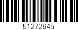 Código de barras (EAN, GTIN, SKU, ISBN): '51272645'