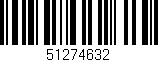 Código de barras (EAN, GTIN, SKU, ISBN): '51274632'