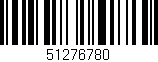 Código de barras (EAN, GTIN, SKU, ISBN): '51276780'