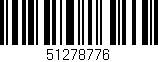 Código de barras (EAN, GTIN, SKU, ISBN): '51278776'