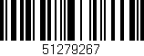 Código de barras (EAN, GTIN, SKU, ISBN): '51279267'