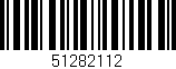 Código de barras (EAN, GTIN, SKU, ISBN): '51282112'