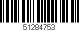 Código de barras (EAN, GTIN, SKU, ISBN): '51284753'