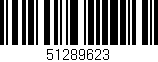 Código de barras (EAN, GTIN, SKU, ISBN): '51289623'