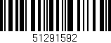 Código de barras (EAN, GTIN, SKU, ISBN): '51291592'