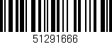 Código de barras (EAN, GTIN, SKU, ISBN): '51291666'