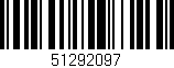 Código de barras (EAN, GTIN, SKU, ISBN): '51292097'