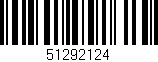 Código de barras (EAN, GTIN, SKU, ISBN): '51292124'