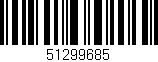 Código de barras (EAN, GTIN, SKU, ISBN): '51299685'