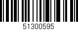 Código de barras (EAN, GTIN, SKU, ISBN): '51300595'
