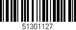 Código de barras (EAN, GTIN, SKU, ISBN): '51301127'