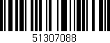 Código de barras (EAN, GTIN, SKU, ISBN): '51307088'