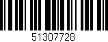 Código de barras (EAN, GTIN, SKU, ISBN): '51307728'