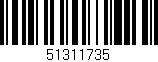 Código de barras (EAN, GTIN, SKU, ISBN): '51311735'