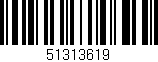 Código de barras (EAN, GTIN, SKU, ISBN): '51313619'