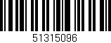 Código de barras (EAN, GTIN, SKU, ISBN): '51315096'