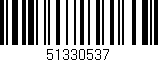 Código de barras (EAN, GTIN, SKU, ISBN): '51330537'