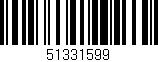 Código de barras (EAN, GTIN, SKU, ISBN): '51331599'