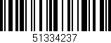 Código de barras (EAN, GTIN, SKU, ISBN): '51334237'