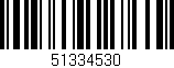 Código de barras (EAN, GTIN, SKU, ISBN): '51334530'