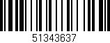 Código de barras (EAN, GTIN, SKU, ISBN): '51343637'