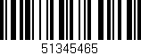 Código de barras (EAN, GTIN, SKU, ISBN): '51345465'