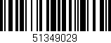 Código de barras (EAN, GTIN, SKU, ISBN): '51349029'