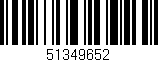 Código de barras (EAN, GTIN, SKU, ISBN): '51349652'