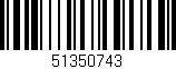 Código de barras (EAN, GTIN, SKU, ISBN): '51350743'