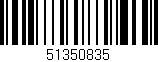 Código de barras (EAN, GTIN, SKU, ISBN): '51350835'