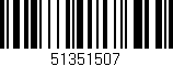 Código de barras (EAN, GTIN, SKU, ISBN): '51351507'
