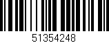 Código de barras (EAN, GTIN, SKU, ISBN): '51354248'