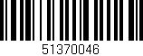 Código de barras (EAN, GTIN, SKU, ISBN): '51370046'