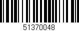 Código de barras (EAN, GTIN, SKU, ISBN): '51370048'