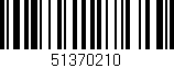 Código de barras (EAN, GTIN, SKU, ISBN): '51370210'