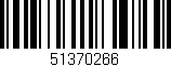 Código de barras (EAN, GTIN, SKU, ISBN): '51370266'