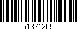 Código de barras (EAN, GTIN, SKU, ISBN): '51371205'