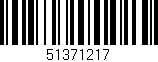 Código de barras (EAN, GTIN, SKU, ISBN): '51371217'