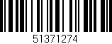 Código de barras (EAN, GTIN, SKU, ISBN): '51371274'