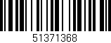 Código de barras (EAN, GTIN, SKU, ISBN): '51371368'
