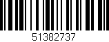 Código de barras (EAN, GTIN, SKU, ISBN): '51382737'