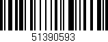 Código de barras (EAN, GTIN, SKU, ISBN): '51390593'
