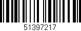 Código de barras (EAN, GTIN, SKU, ISBN): '51397217'