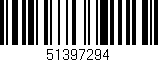 Código de barras (EAN, GTIN, SKU, ISBN): '51397294'