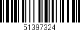 Código de barras (EAN, GTIN, SKU, ISBN): '51397324'